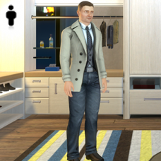 Wool Coat Outfit - Male